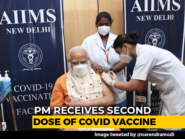 PM Gets Second Vaccine Dose: "If Eligible, Get Your Shot Soon"