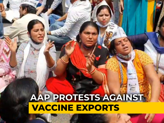 "If Some Workers Get Covid..." AAP Shocker On Minimum Mask Use At Protest