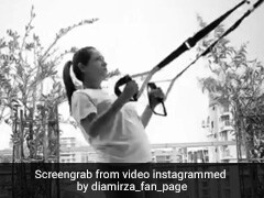 दीया मिर्जा ने घर की छत पर ही बनवा लिया जिम, वर्कआउट Video किया शेयर