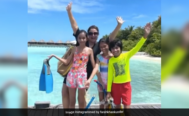 Warning: Very High Level Of Cuteness In Farah Khan's Post-Vacay Welcome