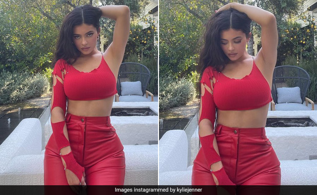 Kylie Jenner Is No Short Of Ravishing In Her Stunning Red Outfit