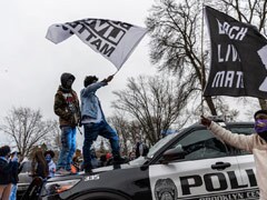 US Police Shooting Of Black Man Sparks Protest Amid George Floyd Hearing