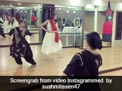 सुष्मिता सेन ने डांस टीचर के साथ यूं किया कत्थक, बार-बार देखा जा रहा डांस Video