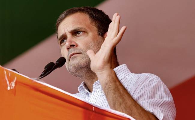 PM's Silence On China Bridge Across Ladakh Lake "Deafening": Rahul Gandhi