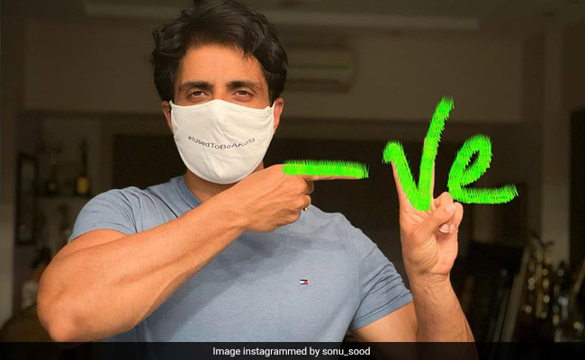 Sonu Sood Tests Negative For COVID-19. Here's What He Shared