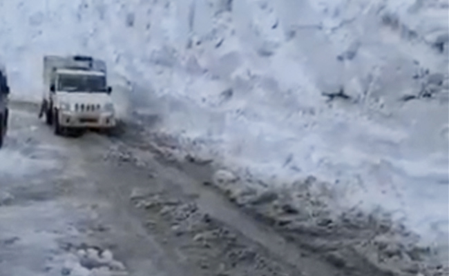 Zojila Pass Connecting Kashmir Valley And Ladakh Opens