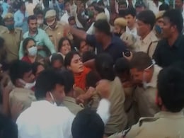 Jagan Reddy's Sister Stages Hunger Strike In Hyderabad, Taken Into Custody Jagan Reddy's Sister Stages Hunger Strike In Hyderabad, Taken Into Custody