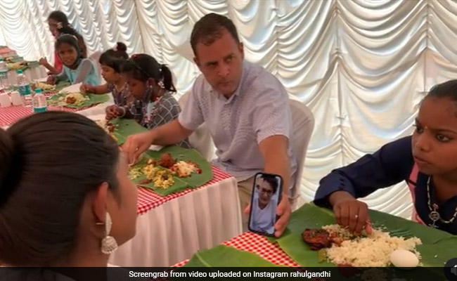 Watch: Rahul Gandhi's Traditional Easter Meal With Kids In Kerala Was A Scrumptious Affair