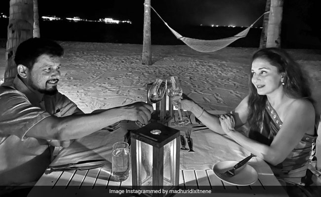 Inside Madhuri Dixit And Shriram Nene's Date Night In Maldives