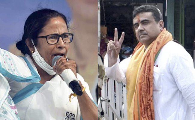 भवानीपुर में ममता बनर्जी आगे, BJP के सुवेंदु अधिकारी नंदीग्राम में आगे, पश्चिम बंगाल में चल रहा गजब खेल