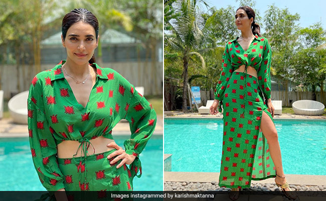 Karishma Tanna Slays Summer Fashion In Style In A Vibrant Co-Ord Set