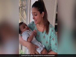 Anita Hassanandani's Baby Son Didn't Sign Up For Her Singing. Watch ROFL Video Anita Hassanandani's Baby Son Didn't Sign Up For Her Singing. Watch ROFL Video