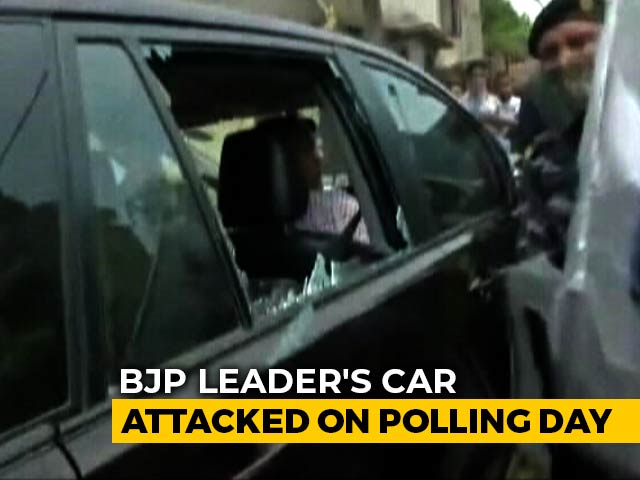 BJP MP Locket Chatterjee's Car Attacked In Bengal's Hooghly Amid Polling