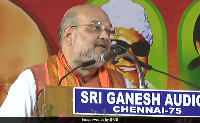 Amit Shah Slams DMK Over A Raja's Remarks Against K Palaniswami