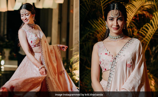 Ring In The Wedding Season In Style Just Like Kriti Kharbanda In This Stunning Lehenga