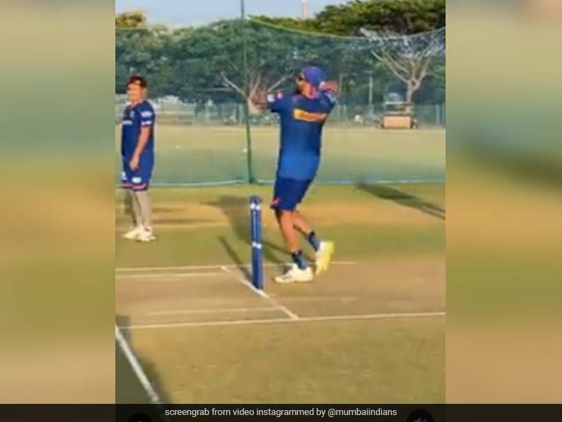 Watch: Rohit Sharma Bowls At Mumbai Indians Nets Ahead Of KKR Clash