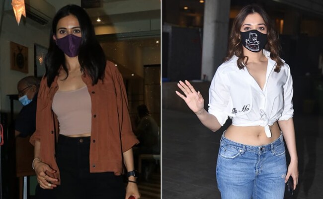 Tamannaah Bhatia And Rakul Preet Singh Are Doing Justice To Their Stylish Distressed Jeans Tamannaah Bhatia And Rakul Preet Singh Are Doing Justice To Their Stylish Distressed Jeans