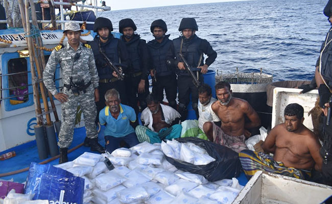 Indian Navy Seizes Drugs Worth Rs 3,000 Crore From Fishing Boat Off Kerala