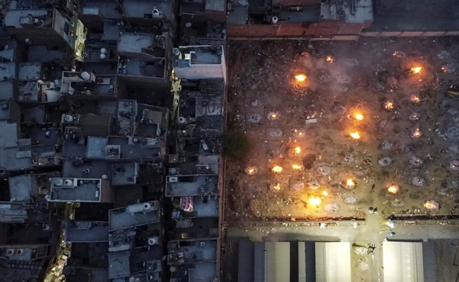 Mass Cremations For Covid Victims As Delhi Faces Deluge Of Virus Deaths