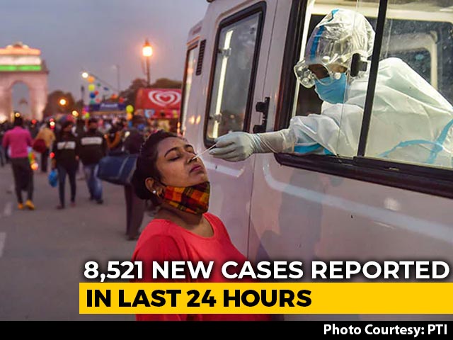 Delhi Reports Over 8,500 Covid Cases In Biggest 1-Day Spike This Year