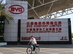 Chinese Electric Vehicle Maker BYD's Third-Quarter Profit Drops 27.5%