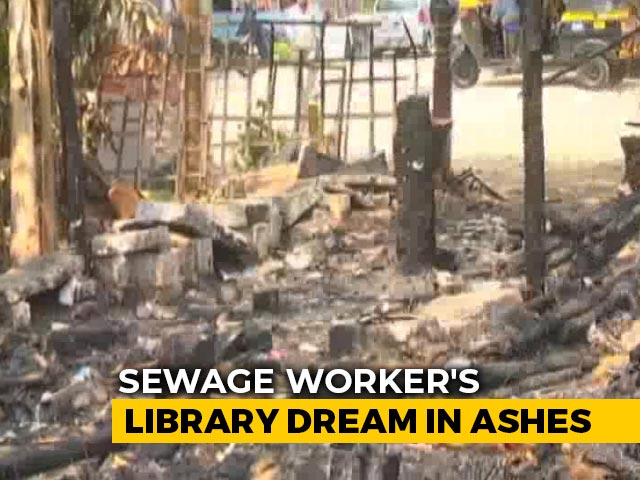 Mysuru Library Owned By Labourer Set On Fire, Social Media Comes To Help