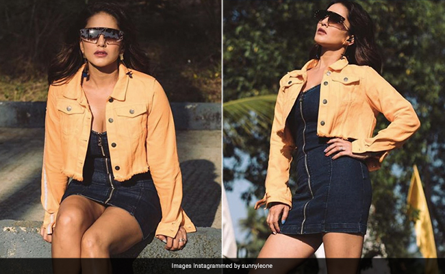 Sunny Leone Schools Us On How To Style Denim Fashionably For Summer 2021