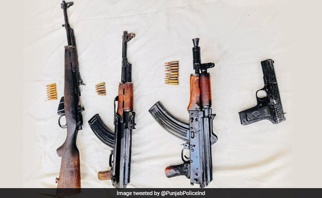 Punjab Cops, Border Force Seize Arms, Ammunition Near Attari Border With Pakistan
