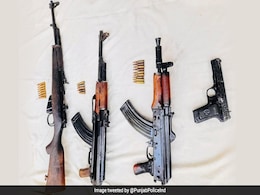 Punjab Cops, Border Force Seize Arms, Ammunition Near Attari Border With Pakistan Punjab Cops, Border Force Seize Arms, Ammunition Near Attari Border With Pakistan