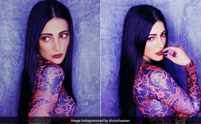 Shruti Haasan Looks Edgy And Bold In Her Signature Goth Fashion Look