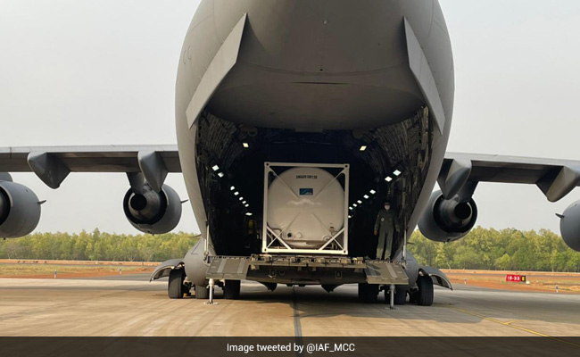 Indian Air Force's Aircraft To Bring 7 Empty Oxygen Containers From Dubai