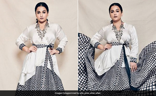 Vidya Balan Twirls Her Way Through The Week In A Stylish <i>Lehenga</i> Worth Rs 30K
