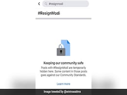 #ResignModi "Temporarily Blocked By Mistake", Weren't Asked To: Facebook #ResignModi "Temporarily Blocked By Mistake", Weren't Asked To: Facebook