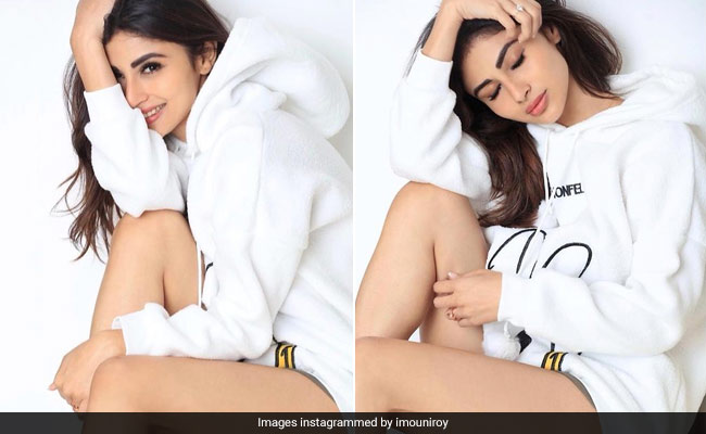 Like Mouni Roy, Get Athleisure On Point In A Chic Sweatshirt Dress