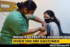 India Fastest To Administer Over 100 Million Covid Jabs In 85 Days India Fastest To Administer Over 100 Million Covid Jabs In 85 Days