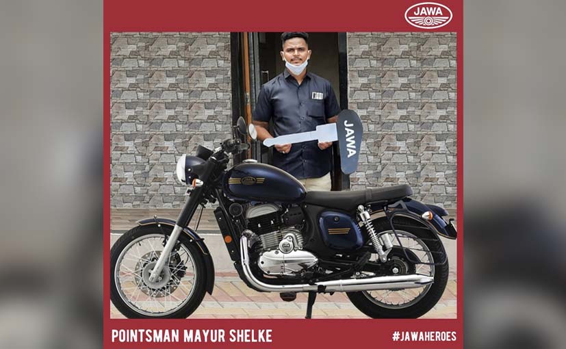 Railways Hero Mayur Shelke Who Saved A 6-Year Old Gifted A New Jawa Forty Two