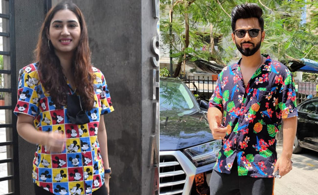 Disha Parmar And Rahul Vaidya&rsquo;s Twinning Outfits Are On Point Even When Apart