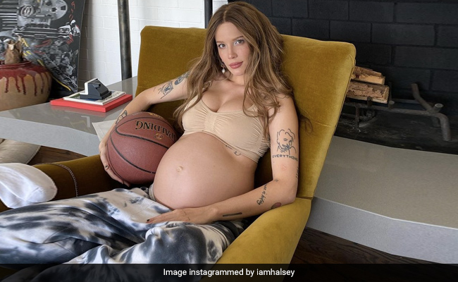 Mom-To-Be Halsey Shares Striking Pics Of Baby Bump