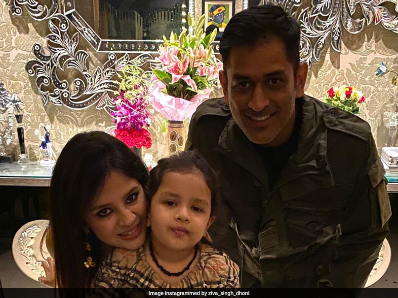 MS Dhoni Captured With Daughter Ziva In Vibrant Photographs. See Pics
