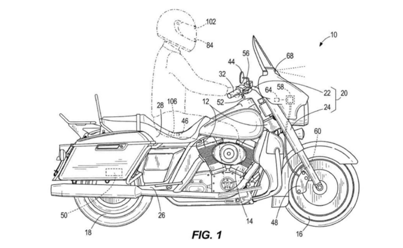 Harley-Davidson Patents Showcase Emergency Automated Braking System