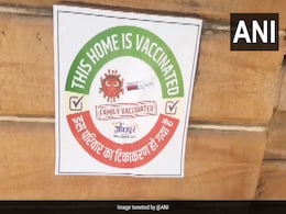 "This House Is Vaccinated" Posters At Jodhpur Houses Where People Took Vaccine "This House Is Vaccinated" Posters At Jodhpur Houses Where People Took Vaccine