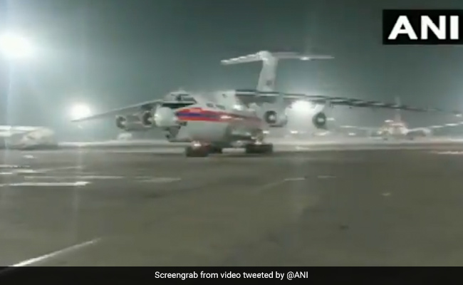 Russian Flights With Emergency Humanitarian Aid Land In India