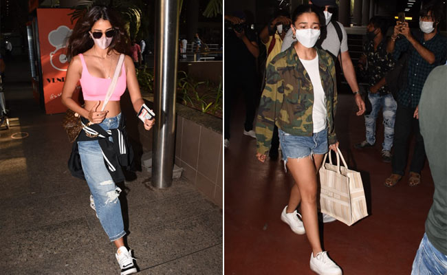Alia Bhatt, Disha Patani Give A Cool Spin To Airport Fashion Along With Their Luxury Handbags