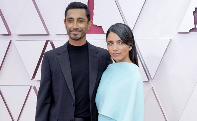 Oscars 2021: Riz Ahmed Wins The Red Carpet By Fixing Wife's Hair