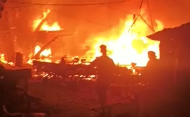 Huge Fire In Delhi's Punjabi Bagh, 22 Fire Trucks At The Spot