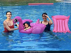 Natasa Stankovic Shares Pool Pic With Son Agastya, Hardik Pandya Reacts