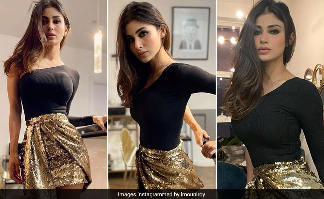 Sparkly And Covered In Sequins, Mouni Roy Never Wants To "Get Out Of This Skirt"