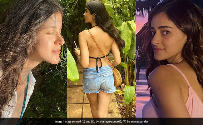 Shanaya Kapoor And Ananya Panday's Gorgeous Beach Looks Celebrate Nature's Beauty (And Their Own)