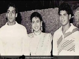 In Karisma Kapoor's Birthday Wish For Sachin Tendulkar, Special Appearance By Salman Khan In Karisma Kapoor's Birthday Wish For Sachin Tendulkar, Special Appearance By Salman Khan