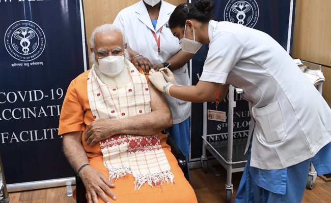PM Modi's Four Appeals As "Tika Utsav" To Step Up Vaccine Coverage Starts
